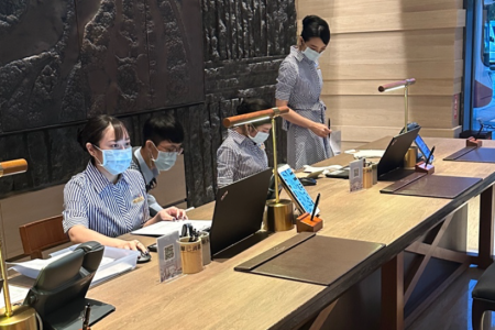 實習/雲品酒店/櫃檯接待部門