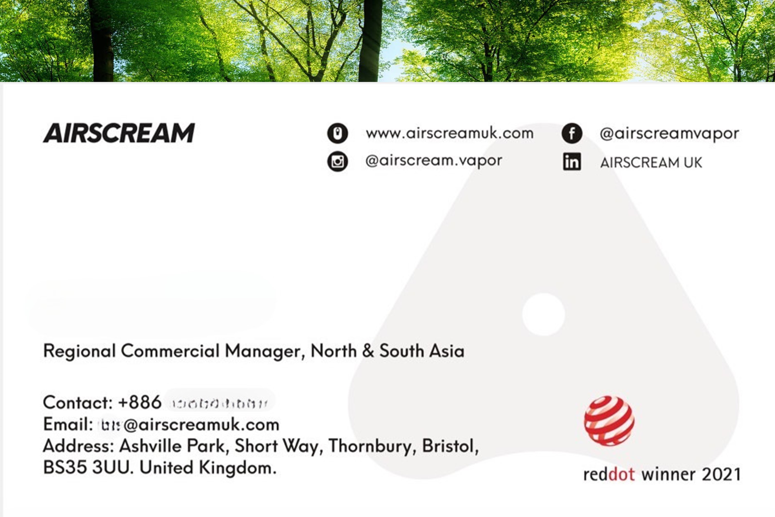 企業經營/AIRSCREAM/亞洲區經理