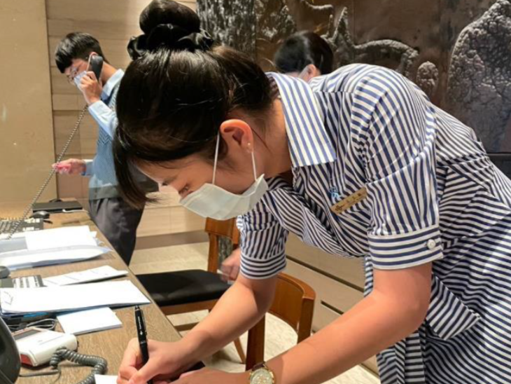 實習/雲品酒店/櫃檯接待部門