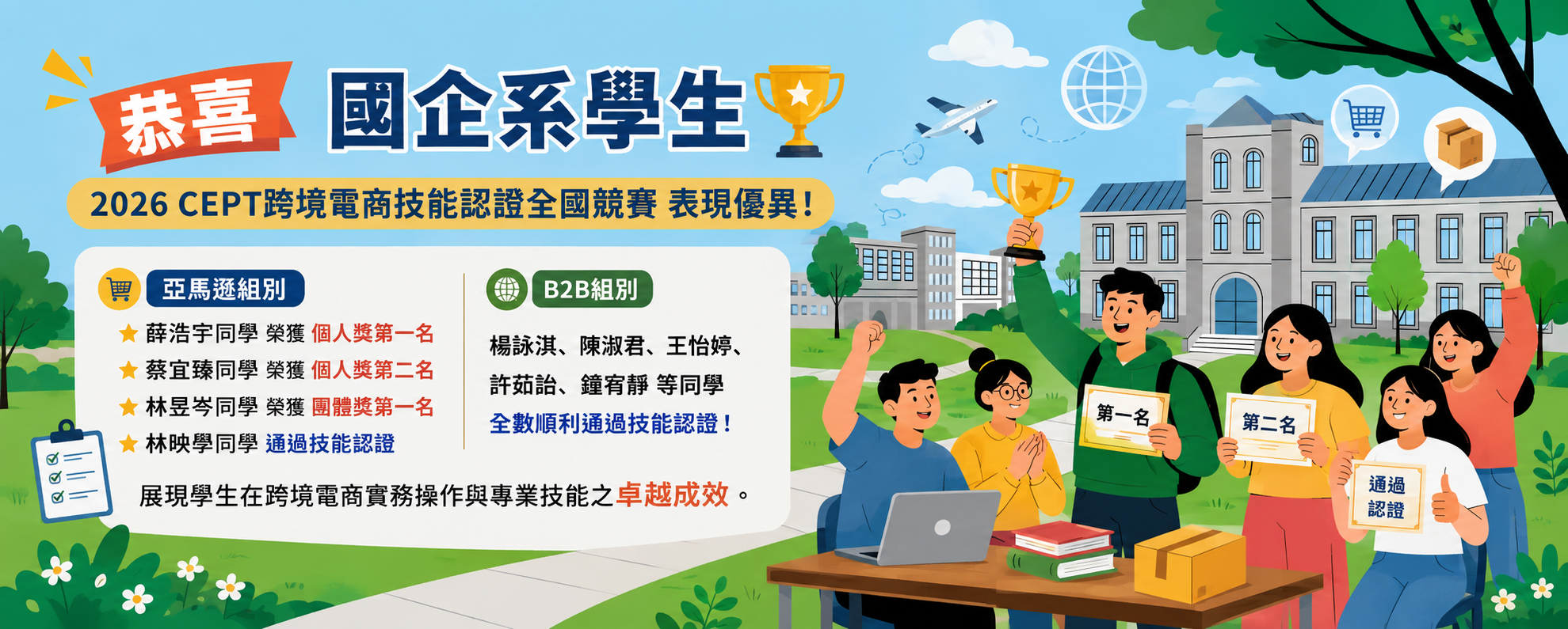 2026 CEPT跨境電商技能認證全國競賽